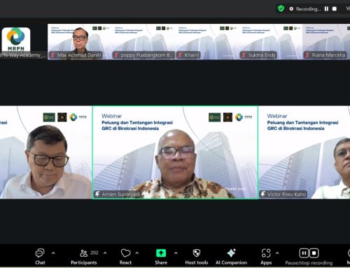 [Press Release] Webinar Kolaborasi Asosiasi GRC Indonesia & MRPN Center “Tantangan dan Peluang Integrasi GRC di Birokrasi Indonesia”