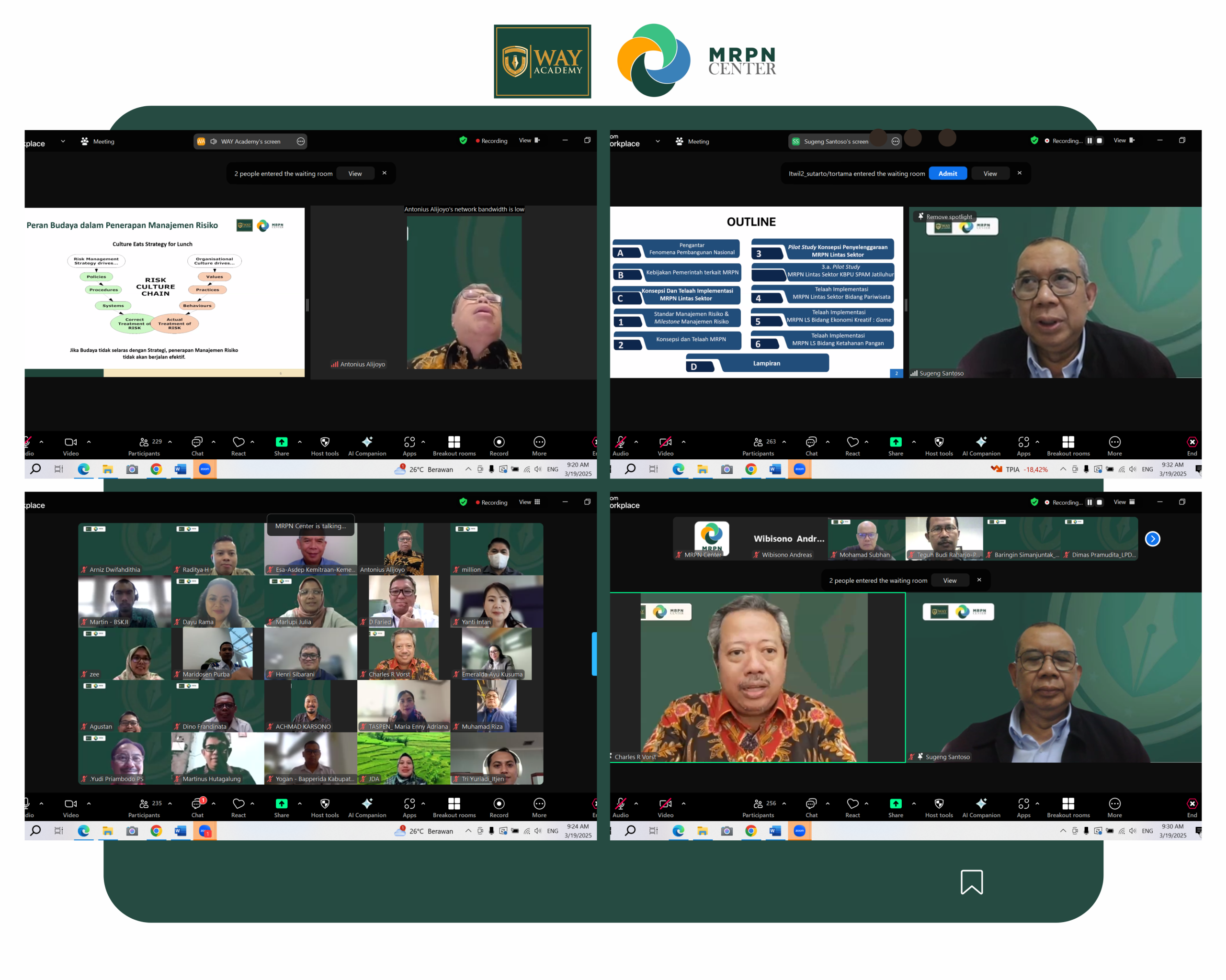 Press Release Webinar Bedah Buku: Konsepsi dan Telaah Implementasi MRPN (Manajemen Risiko dalam Pembangunan Nasional) Lintas Sektor